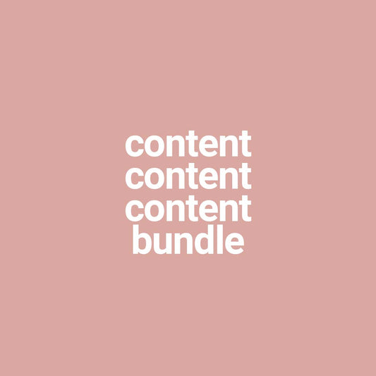 #ContentContentContent Bundle (7748844585132)